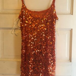 Ladies sequins tank top